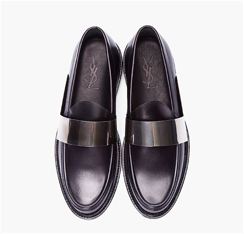 ysl rubber loafer shoes|YSL gio loafers.